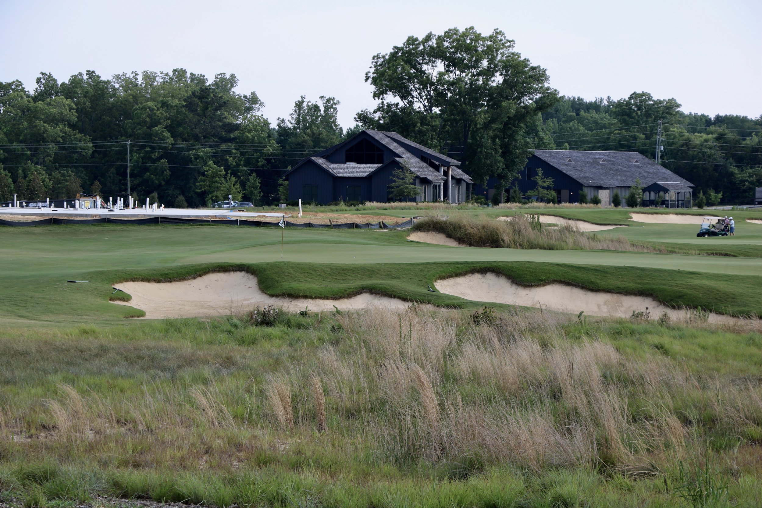 The ninth hole at Mossy Oak. A pretty place to have a meltdown.