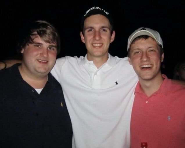 Rites of Spring, 2010… the year we all wore Polo. Clayton (left), me, Joseph (right).